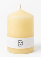 Свеча Цилиндр Tubo 10 см pale banana