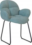 Стілець обідній Nowy Styl MICHEL CFS BLACK (BOX-1) Soro-34 бірюзовий/чорний