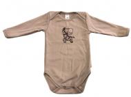 Боди детское унисекс Bambinelli Б305-2 р.74 бежевый