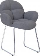 Стул обеденный Nowy Styl MICHEL CFS CHROME (BOX-1) Soro-93 серый/хром Стул обеденный Nowy Styl MICHEL CFS CHROME (BOX-1) Soro-93 серый/хром