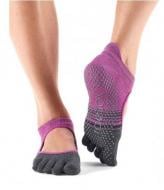 Носки Toesox BELLARINA GRIP FT-GRES р.M серый