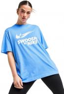 Футболка Nike W NSW TEE BF GLS FZ4634-412 р.S голубой