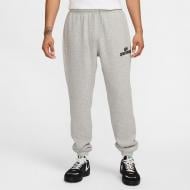 Брюки Nike M NK CLUB BB CF PANT NSW GFX HJ2185-063 р. 2XL серый