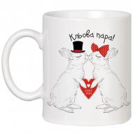 Чашка с кроликами HMD Кльова пара (88-8718159)