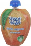 Пюре Чудо-Чадо з персиків без цукру пауч 90 г