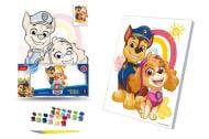 Набір для розпису за номерами qbee Щенячий патруль: Гонщик і Скай QB914-011