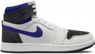 Кроссовки мужские демисезонные Jordan AIR JORDAN 1 ZOOM CMFT 2 DV1305-040 р.42,5 бело-черные