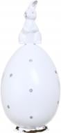 Статуэтка зайчик на яйце 23х10,5 см керамика Статуэтка зайчик на яйце 23х10,5 см керамика