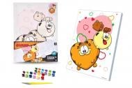 Набір для розпису за номерами qbee Гарфілд: Милі та пухнасті QB914-005