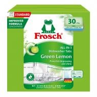 Таблетки для ПММ для ПММ Frosch Зелений Лимон 30 шт.