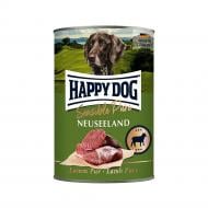 Корм вологий HappyDog Sensible Pure з ягням 400 г