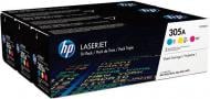 Картридж HP 305A CYM LJ CF370AM жовтий блакитний пурпуровий