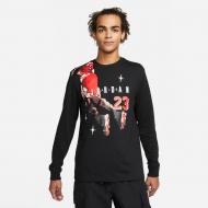 Футболка Nike M J BRAND HOL LS CREW DC9793-010 р.S черный