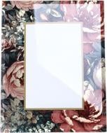 Фоторамка с паспарту Inari Baroque 18х23х1.5 см стекло 1 фото бордовый с золотистым