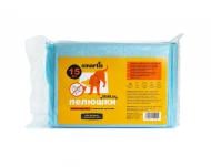 Пелюшка Smartis з деревним вугіллям 60x60 см, 38г/4г 15 шт. для собак
