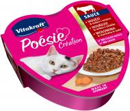 Корм вологий для дорослих котів Vitakraft Poesie®Creat.,beef&carrot 85 г
