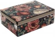 Скриня Baroque 26х18х9.5 см бордо із золотом Inari