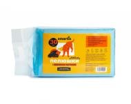 Пелюшка Smartis з деревним вугіллям 60x60 см, 38г/4г 30 шт. для собак