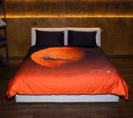 Комплект постельного белья by Andre TAN Мужчины с марса из сатина евро 200х220 см (51714705) черный SoundSleep