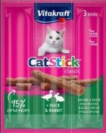 Палочки Vitakraft С кроликом и уткой 18 г (3х6г)