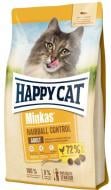 Корм сухой для взрослых кошек д/вывод шерсти HappyCat Minkas HairbCont Gefl 500 г