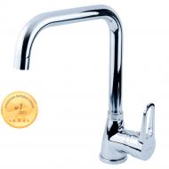 Змішувач Aquatica 34 35 для кухні Г-гусак на гайці (HL-4B230C)