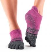 Носки Toesox LOW RISE GRIP FT-SHOS р.M фуксия