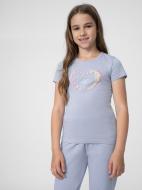 Футболка 4F 4FJSS23TTSHF385-34S р.134 голубой