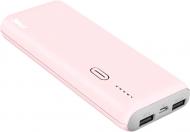 Зовнішній акумулятор (Powerbank) Trust PWB-100 10000 mAh pink (22263) Зовнішній акумулятор (Powerbank) Trust PWB-100 10000 mAh pink (22263)