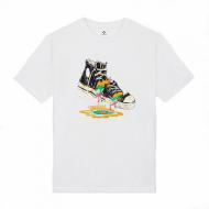 Футболка Converse Melting Chuck Graphic Classic Tee 10024033-102 р.M білий