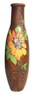Ваза керамическая Подсолнух 2 л 35 см коричневая