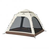 Палатка туристическая Naturehike трехместный автоматический Naturehike Ango CNK2550WS010, L, коричневый 6975641888000