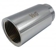 Удлинитель ВН V&G VALOGIN 1/2"x40 мм хромированный VG-210106