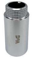 Удлинитель ВН V&G VALOGIN 1/2"x50 мм хромированный VG-210107