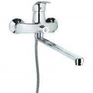 Смеситель TAU s40 40 для ванны гусак прямой 350мм дивертор встроенный картриджный (SL-2C243C)