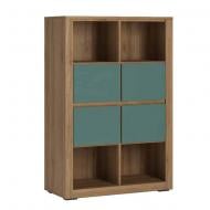 Пенал Meble Wojcik 4S HOBBY 1320х890х400 мм дуб дикий / дуб дикий