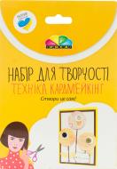 Набір, кардмейкінг листівка «Казкові квіти» Роса