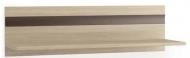 Полка Meble Wojcik BORDER 1240x350 мм дуб латте/дуб темный