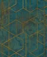 Обои виниловые на флизелиновой основе Grandeco Wanderlust WL2501 0,53x10,05 м