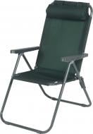 Стілець розкладний UP! (Underprice) з підголівником 55х60х95 см темно-зелений