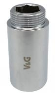 Удлинитель ВН V&G VALOGIN 3/4"x40 мм хромированный VG-210118