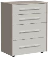 Комод Luxe Studio №2 Loom 696 696x870x400 мм світло-сірий/світло-сірий