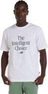 Футболка New Balance Intelligent Choice Relaxed MT51915WT р.XL белый Футболка New Balance Intelligent Choice Relaxed MT51915WT р.XL белый