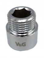 Подовжувач ВЗ V&G VALOGIN 1"x20 мм хромований VG-210127