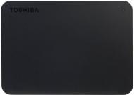 Жесткий диск TOSHIBA Canvio Basics + USB-C адаптер 1 ТБ 2,5" USB Type-C (HDTB410EK3ABH) black