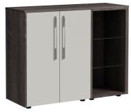 Комод Luxe Studio №1 Loom 1100 1100x870x400 мм дуб евок/світло-сірий