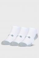 Носки Under Armour UA Heatgear Tech NS 1312439-100 р.M белый 3 шт.