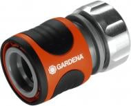 Коннектор Gardena Premium aquastop 1/2" 8168