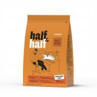 Корм сухой для стерилизованных кошек Half&Half с говядиной 300 г