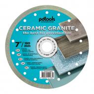 Диск алмазный отрезной PDT 1A1R-180 Ceramics Granite 180x1,6x25,4 820401CRMG